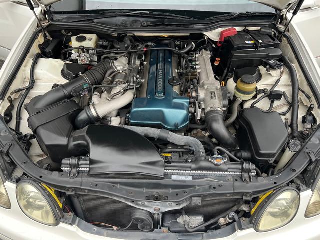 アリスト  純正ナビ サンルーフ 黒革シート ETC オートクルーズコントロール 車高調 純正サス有 純正アルミホイール 電動パワーシート キーレスキー(51枚目)