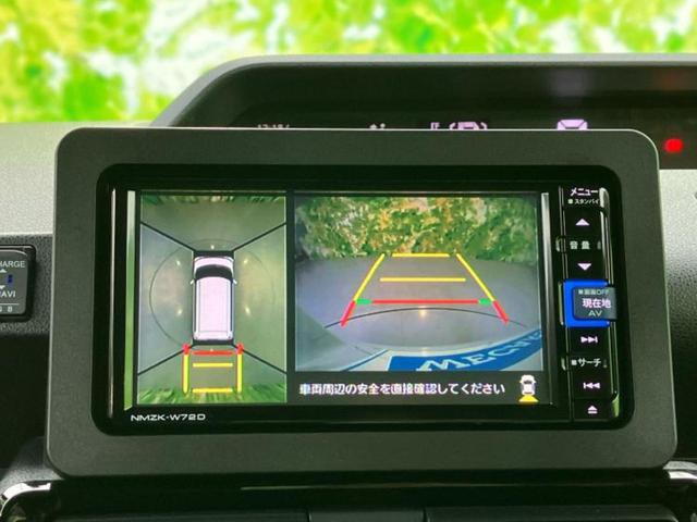 タント カスタムＲＳ　保証書／純正　ＳＤナビ／衝突安全装置／両側電動スライドドア／シートヒーター　前席／パノラマモニター／車線逸脱防止支援システム／シート　ハーフレザー／ドライブレコーダー　純正／ヘッドランプ　ＬＥＤ（13枚目）