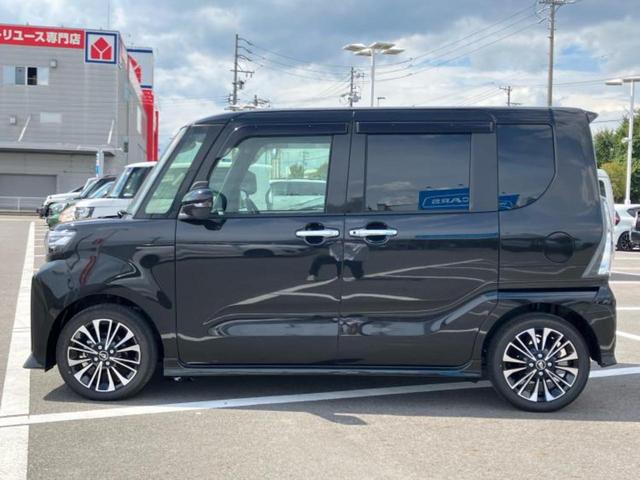 タント カスタムＲＳリミテッド　保証書／社外　メモリーナビ／スマートアシスト（トヨタ・ダイハツ）／両側電動スライドドア／シートヒーター　前席／車線逸脱防止支援システム／ヘッドランプ　ＬＥＤ／ＵＳＢジャック　ターボ　バックカメラ（2枚目）