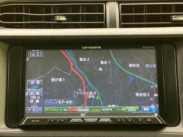 アクア Ｓ　新品タイヤ／純正エアロ／保証書／社外　ＳＤナビ／ヘッドランプ　ＨＩＤ／ＥＴＣ／ＥＢＤ付ＡＢＳ／横滑り防止装置／アイドリングストップ／バックモニター／フルセグＴＶ／エアバッグ　運転席　フルエアロ　記録簿（10枚目）