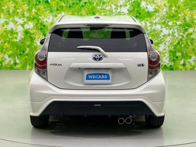 アクア Ｓ　新品タイヤ／純正エアロ／保証書／社外　ＳＤナビ／ヘッドランプ　ＨＩＤ／ＥＴＣ／ＥＢＤ付ＡＢＳ／横滑り防止装置／アイドリングストップ／バックモニター／フルセグＴＶ／エアバッグ　運転席　フルエアロ　記録簿（43枚目）