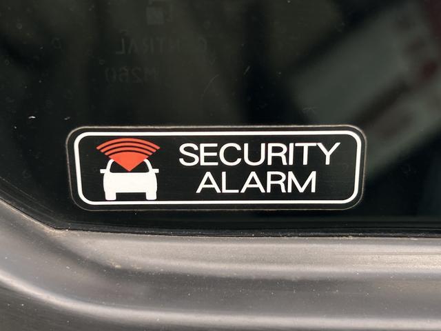 セキュリティーアラーム装備