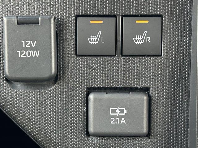 ウインターシーズンには必需品のシートヒーターが付いています。エンジン始動直後に座面、背もたれが温かくなり、快適ドライブが楽しめますよ。