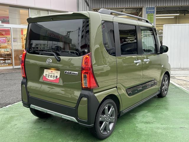 タント ファンクロスターボ　保証　新車保証・まごころ保証　１年間・走行距離無制限付き（7枚目）