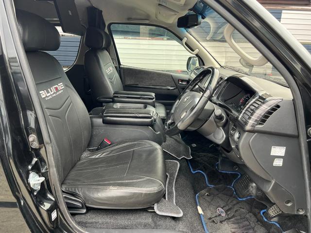 ハイエースワゴン GL アイシート2脚 新品Weds16AW 4WD 社外オートステップ SDナビ バックモニター 後席モニター パワスラ ETC ミラー一体型バックモニター(9枚目)