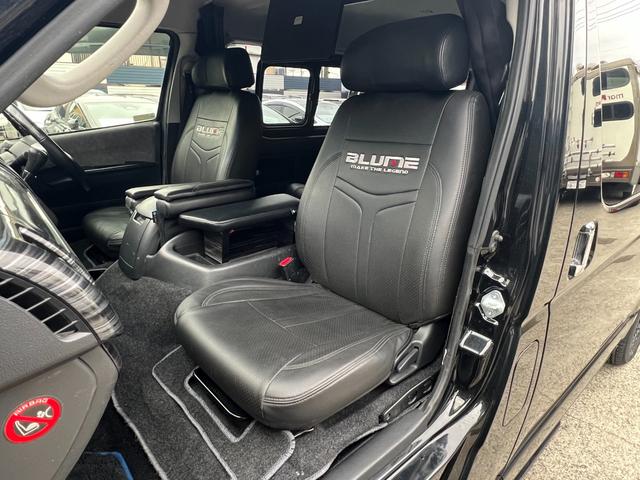 ハイエースワゴン GL アイシート2脚 新品Weds16AW 4WD 社外オートステップ SDナビ バックモニター 後席モニター パワスラ ETC ミラー一体型バックモニター(10枚目)