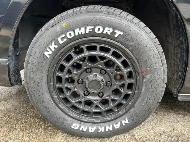 ハイエースワゴン GL アイシート2脚 新品Weds16AW 4WD 社外オートステップ SDナビ バックモニター 後席モニター パワスラ ETC ミラー一体型バックモニター(66枚目)