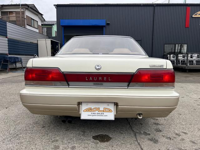 ローレル メダリスト 新品スターシャーク14AW タイヤ 新品社外車高調 純正オーディオ パワーウィンドウ 電格ミラー オートライト(5枚目)
