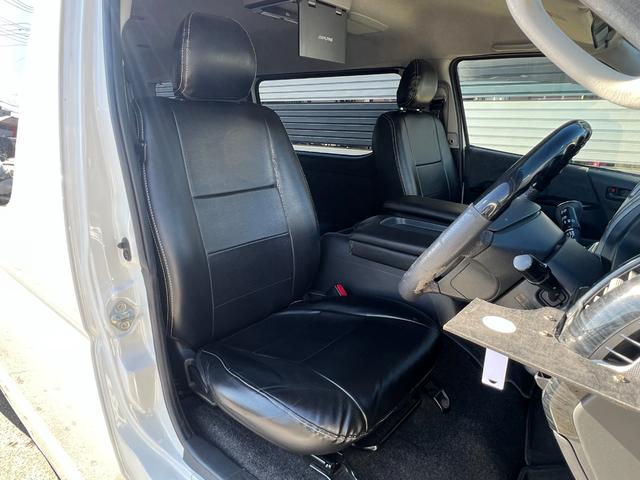 ハイエースワゴン ＧＬ　内装架装　ｉＳｅａｔ２脚　社外エアロ　ＭＫＷ１６ＡＷ　ローダウン　社外ＳＤナビ　バックモニター　１０．１型後席モニター　ＥＴＣ　パワスラ　前後式ドラレコ（11枚目）