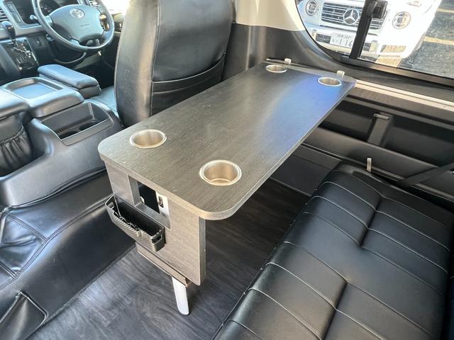 ハイエースワゴン ＧＬ　内装架装　ｉＳｅａｔ２脚　社外エアロ　ＭＫＷ１６ＡＷ　ローダウン　社外ＳＤナビ　バックモニター　１０．１型後席モニター　ＥＴＣ　パワスラ　前後式ドラレコ（17枚目）