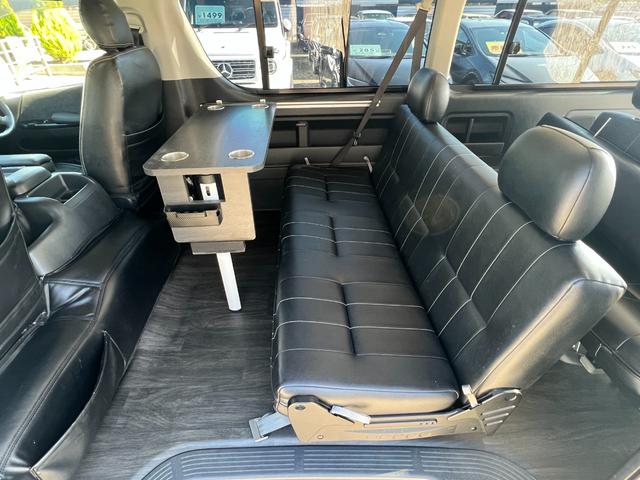 ハイエースワゴン ＧＬ　内装架装　ｉＳｅａｔ２脚　社外エアロ　ＭＫＷ１６ＡＷ　ローダウン　社外ＳＤナビ　バックモニター　１０．１型後席モニター　ＥＴＣ　パワスラ　前後式ドラレコ（18枚目）