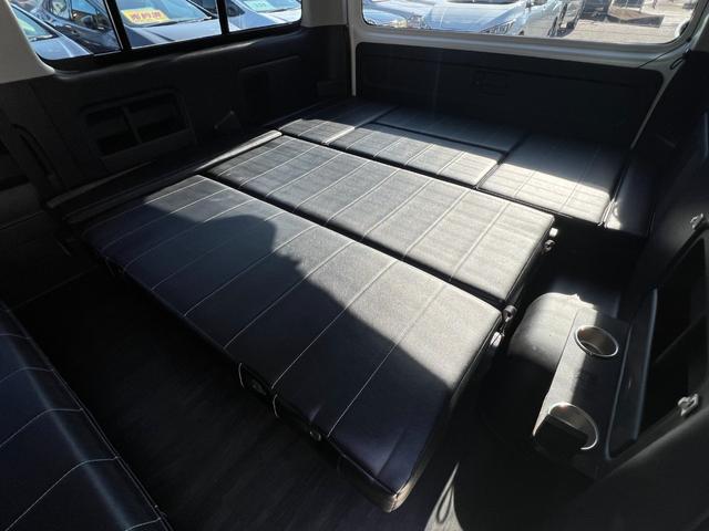 ハイエースワゴン ＧＬ　内装架装　ｉＳｅａｔ２脚　社外エアロ　ＭＫＷ１６ＡＷ　ローダウン　社外ＳＤナビ　バックモニター　１０．１型後席モニター　ＥＴＣ　パワスラ　前後式ドラレコ（27枚目）