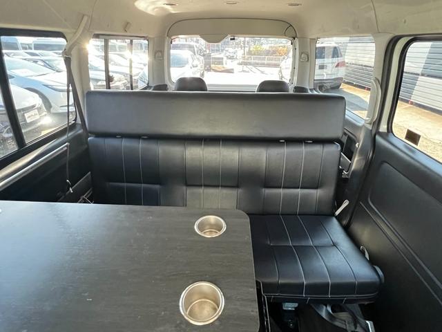 ハイエースワゴン ＧＬ　内装架装　ｉＳｅａｔ２脚　社外エアロ　ＭＫＷ１６ＡＷ　ローダウン　社外ＳＤナビ　バックモニター　１０．１型後席モニター　ＥＴＣ　パワスラ　前後式ドラレコ（31枚目）