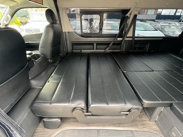 ハイエースワゴン ＧＬ　内装架装　ベッドキット　社外１８ＡＷ　オーバーフェンダー　ローダウン　社外テール　社外１１型ナビ　バックモニター　１０．２型後席モニター　ドラレコ付デジタルインナーミラー　ＥＴＣ　パワスラ社外レーダー（25枚目）