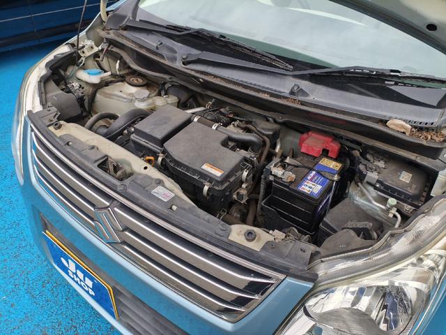 ワゴンＲ ＦＸ　禁煙　ＢＬＵＥＴＯＯＴＨ　キーレス　盗難防止　フルフラット　ナビＴＶ　ＥＴＣ装着車　衝突安全ボディ　ＤＶＤプレーヤー　ＵＳＢ　記録簿有り　Ａストップ　ワンセグ　ＡＵＴＯエアコン　誤発信抑制機能（53枚目）