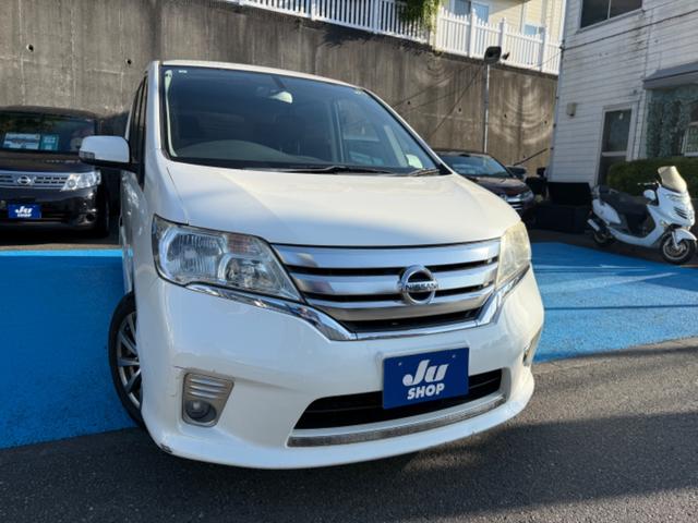 セレナ ハイウェイスター Vセレクション プッシュスタート ナビゲーション 地デジTV 両側パワースライドドア キセノンライト バックモニター クルーズコントロール(70枚目)