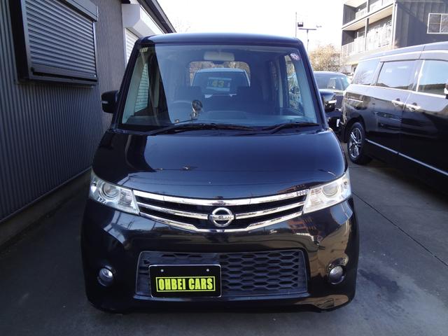 ルークス ハイウェイスター 社外ナビ スマートキー ETC 片側パワースライド ローダウン(3枚目)