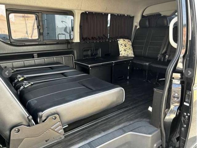ハイエースワゴン 後期　プッシュスタート　ベットキット付　電動スライドドア（14枚目）