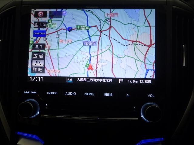 インプレッサスポーツ 2.0i-Sアイサイト 禁煙車 8インチナビ ナノイー SD ミュージックラック Bluetooth USB iPod CD/DVD フルセグTV Fサイドカメラ Rカメラ Fドラレコ LEDライト ETC 地デジ ナビTV(16枚目)