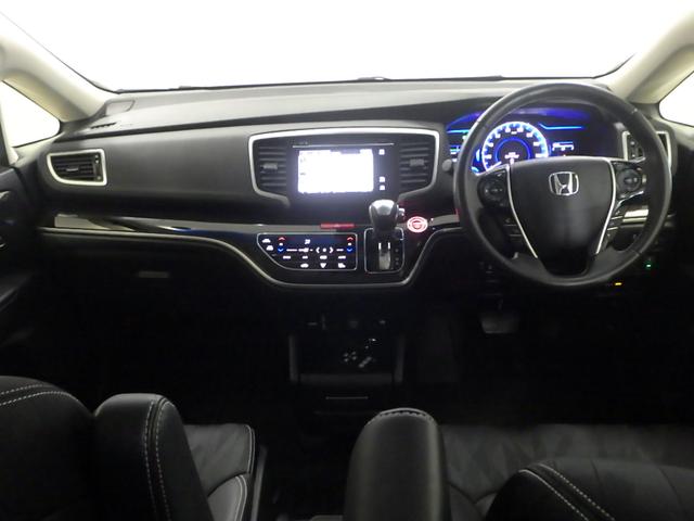 オデッセイハイブリッド ハイブリッドアブソルート・EXホンダセンシング 禁煙車 FOPナビ 後席モニター マルチビューカメラ パーキングアシスト フルセグTV CD/DVD再生 USB接続 HDMI Bluetooth接続 iPod LEDライト ETC 衝突被害軽減S(6枚目)