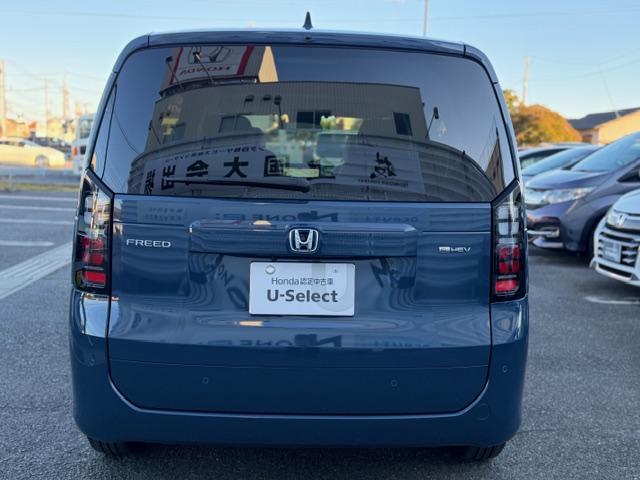 フリード e:HEVエアーEX 禁煙車 11.4インチナビ マルチビューカメラ USB接続 フルセグTV Bluetooth接続 ミュージックラック iPod リヤカメラ ブラインドスポット 360°カメラ 衝突軽減システム ソナー(6枚目)