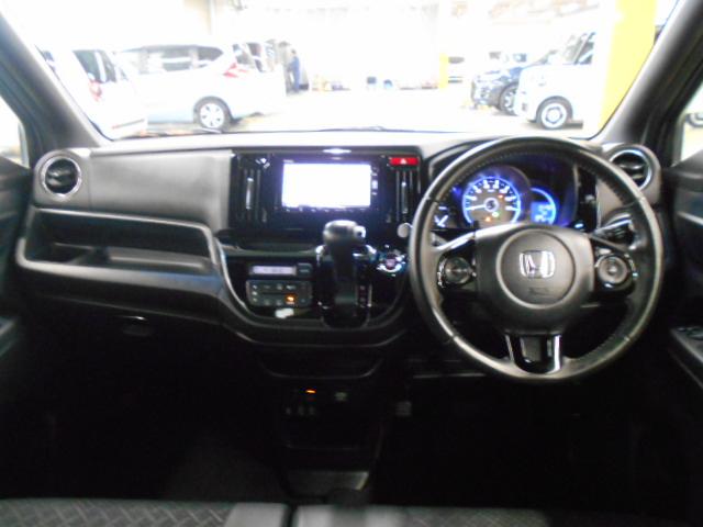 N-WGNカスタム G・Lパッケージ 純正ナビ BT フルセグ MR リアカメラ HID ETC クルコン 禁煙車 横滑り防止システム スマートキー&プッシュスタート ナビTV ベンチシ-ト USB バックモニター 地デジTV WSRS(13枚目)