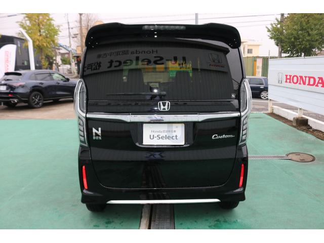 Ｎ－ＢＯＸカスタム Ｌ　両席電動スライドドア　電動格納ミラ－　１オーナー　車線逸脱警報装置　サイドエアバッグ　ナビＴＶ　シートヒータ　ベンチシート　点検記録簿　キーフリーシステム　ＬＥＤライト　リアカメ　ＡＣ　スマキー（6枚目）