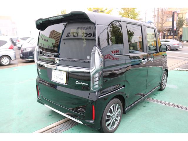Ｎ－ＢＯＸカスタム Ｌ　両席電動スライドドア　電動格納ミラ－　１オーナー　車線逸脱警報装置　サイドエアバッグ　ナビＴＶ　シートヒータ　ベンチシート　点検記録簿　キーフリーシステム　ＬＥＤライト　リアカメ　ＡＣ　スマキー（7枚目）