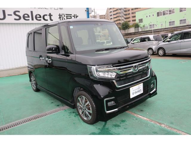 Ｎ－ＢＯＸカスタム Ｌ　両席電動スライドドア　電動格納ミラ－　１オーナー　車線逸脱警報装置　サイドエアバッグ　ナビＴＶ　シートヒータ　ベンチシート　点検記録簿　キーフリーシステム　ＬＥＤライト　リアカメ　ＡＣ　スマキー（8枚目）