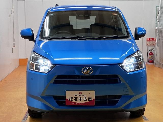 ミライース Ｘ　ＳＡＩＩＩ　サポカーＳワイド適合　エアコン　Ｂカメラ　コーナーセンサー　光軸調整ダイヤル　オートハイビーム　アイドリングストップ　横滑り防止機能　誤発進抑制機能　電動格納ミラー　パワーウインドウ　キーレス（4枚目）