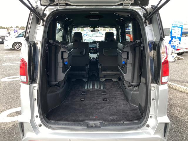 ニスモ プロパイロット エマージェンシーブレーキ 車高調 禁煙 10インチサイバーナビ ハンズフリースライドドア フルセグTV Bluetooth バックカメラ ETC アルパインサブウーファー ツイーター 21年製タイヤ装着専用アルミ シートヒーター(19枚目)