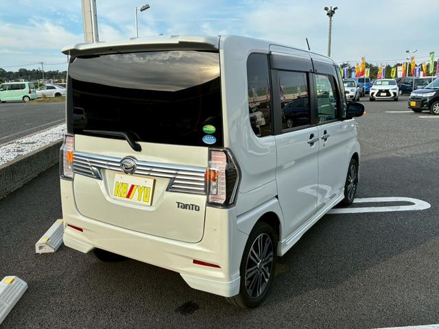 タント カスタムRS トップエディションSAIII【下取直販】禁煙 衝突被害軽減 車線逸脱警告 社外ナビ CD録音 ブルーレイ フルセグ Bluetooth バックカメラ ETC 両側電動スライド LEDライト シートヒーター スマートキー プッシュスタート MC後期(3枚目)