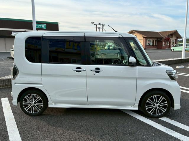 タント カスタムRS トップエディションSAIII【下取直販】禁煙 衝突被害軽減 車線逸脱警告 社外ナビ CD録音 ブルーレイ フルセグ Bluetooth バックカメラ ETC 両側電動スライド LEDライト シートヒーター スマートキー プッシュスタート MC後期(7枚目)