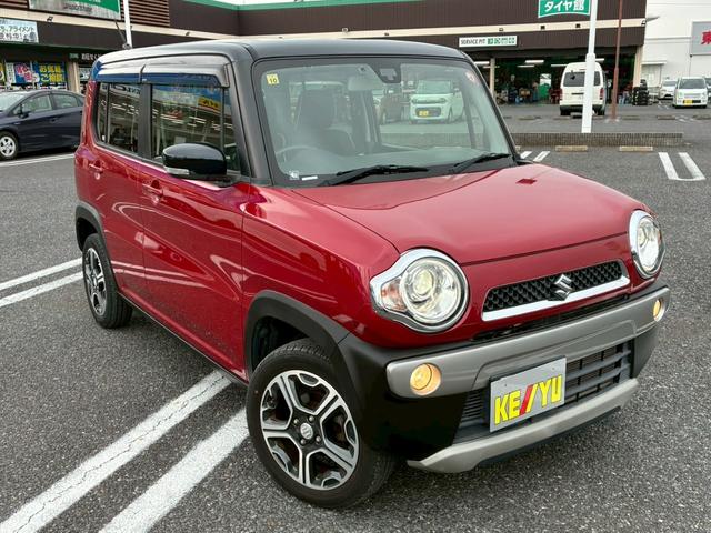 ハスラー Ｘターボ【禁煙】　衝突被害軽減　社外ナビ　ＣＤ録音　ＤＶＤ再生　フルセグＴＶ　Ｂｌｕｅｔｏｏｔｈ　ＥＴＣ　ＨＩＤライト　フォグランプ　スマートキー　プッシュスタート　シートヒーター　純正アルミ　２３年製ダンロップタイヤ（6枚目）