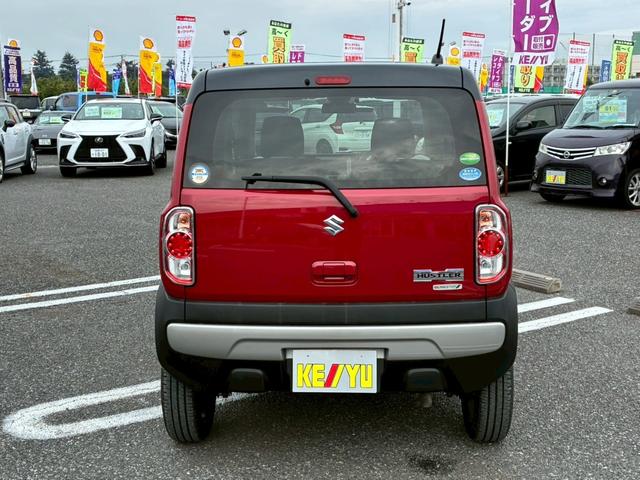 ハスラー Ｘターボ【禁煙】　衝突被害軽減　社外ナビ　ＣＤ録音　ＤＶＤ再生　フルセグＴＶ　Ｂｌｕｅｔｏｏｔｈ　ＥＴＣ　ＨＩＤライト　フォグランプ　スマートキー　プッシュスタート　シートヒーター　純正アルミ　２３年製ダンロップタイヤ（8枚目）