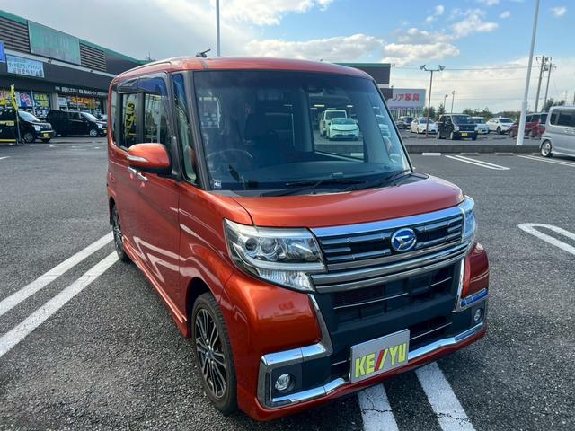 タント カスタムＲＳ　トップエディションＳＡＩＩ【ターボ】【禁煙】　衝突被害軽減　車線逸脱警告　純正８型ナビ　ＣＤ／ＤＶＤ再生　フルセグＴＶ　Ｂｌｕｅｔｏｏｔｈ　バックカメラ　ＬＥＤライト　ＥＴＣ　両側電動スライド　アイドリングストップ　ハーフレザーシート　純正アルミ（8枚目）