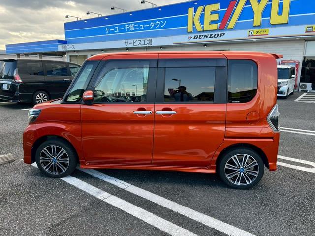 タント カスタムＲＳ　トップエディションＳＡＩＩ【ターボ】【禁煙】　衝突被害軽減　車線逸脱警告　純正８型ナビ　ＣＤ／ＤＶＤ再生　フルセグＴＶ　Ｂｌｕｅｔｏｏｔｈ　バックカメラ　ＬＥＤライト　ＥＴＣ　両側電動スライド　アイドリングストップ　ハーフレザーシート　純正アルミ（9枚目）