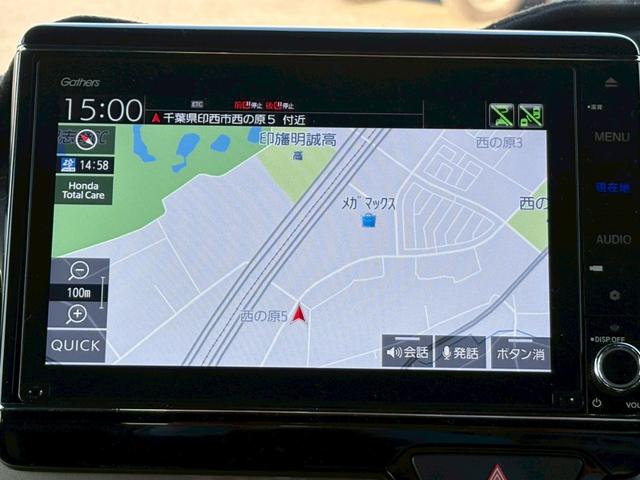 Ｎ－ＢＯＸカスタム Ｌターボ　スタイル＋ブラック　禁煙　両側電動スライドドア　ホンダセンシング　車線逸脱警告　純正８型地デジナビ　バックカメラ　Ｂｌｕｅｔｏｏｔｈ　ＵＳＢ　ＬＥＤオートライト　追従クルコン　半革シート　シートヒーター　パドルシフト　純正アルミ　スペアキー　保証書（7枚目）