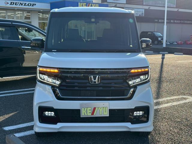Ｎ－ＢＯＸカスタム Ｌターボ　スタイル＋ブラック　禁煙　両側電動スライドドア　ホンダセンシング　車線逸脱警告　純正８型地デジナビ　バックカメラ　Ｂｌｕｅｔｏｏｔｈ　ＵＳＢ　ＬＥＤオートライト　追従クルコン　半革シート　シートヒーター　パドルシフト　純正アルミ　スペアキー　保証書（10枚目）