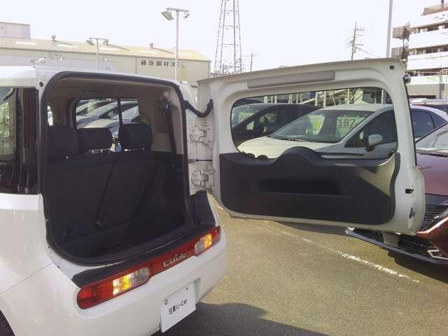 キューブ 15X Vセレクション スタットレスタイヤ一式 純正MC313メモリーナビゲーション プライバシーガラス ETC インテリジェントキー プライバシーガラス(20枚目)