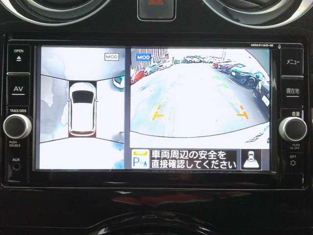 ノート ｅ－パワー　メダリスト　フルエアロ仕様　クルーズコントロール　純正ＭＭ５１８メモリーナビゲーション　アラウンドビューモニター　２．０ＥＴＣ　ドライブレコーダーインテリジェントルームミラー＋ヒータドアミラー　フロント＆バックソナー　エマージェンシーブレーキ（5枚目）