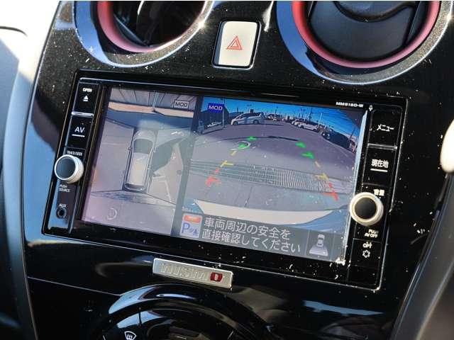 ノート １．２　ｅ－ＰＯＷＥＲ　ＮＩＳＭＯ　踏み間違い衝突防止／アラウンドビューモニ　ＬＥＤランプ　ワンオーナー車　Ｂカメラ　メモリーナビ付き　レーンアシスト　フルオートエアコン　スマートキープッシュスタート　Ｗエアバッグ　アルミ　キーフリー　ドラレコ　記録簿　サイドカメラ　エアバック（5枚目）