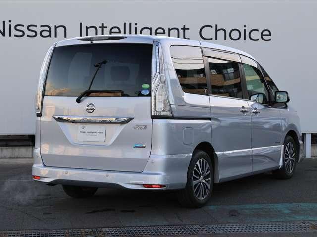 セレナ ２．０　ハイウェイスター　Ｖセレクション＋ＳａｆｅｔｙＩＩ　Ｓ－ＨＹＢＲＩＤ　／後席モニター／衝突被害軽減ブレーキ／踏み　踏み間違い防止装置　Ｒカメラ　インテリジェントキー　レーンキープ　パワーステアリング　ワンオーナー　ＥＴＣ　クルーズコントロール　ドラレコ　ワンセグテレビ　メモリーナビ　ナビＴＶ　ＡＢＳ　キーフリー（2枚目）