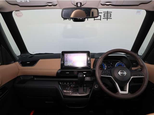 ルークス ６６０　ハイウェイスターＸ　アラウンドビューモニター／踏み間違い防止／　アイスト　衝突被害軽減ブレ－キ　助手席側オートスライドドア　マルチビューカメラ　車線逸脱警報装置　ＥＴＣ　ＬＥＤ　スマートキー　パワーウィンドウ　ワンオーナー　カーテンエアバック　ドライブレコーダー（3枚目）