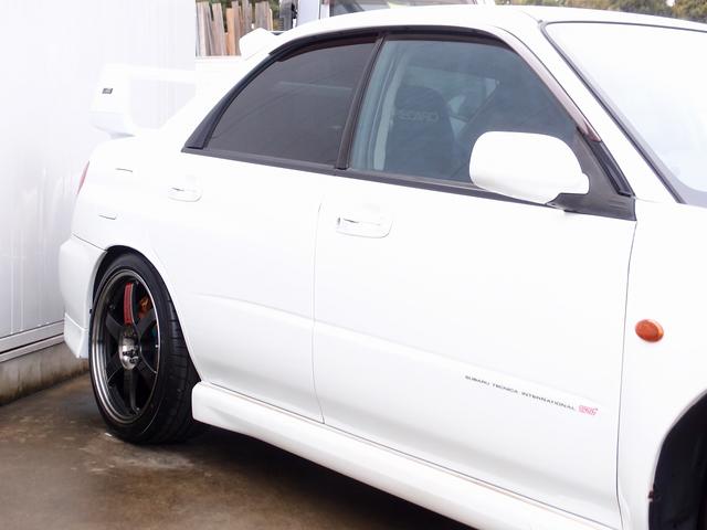 インプレッサ WRX STi エンドレス車高調 RAYSボルクレーシングTE3718AW SD地デジナビ フルエアロ ARAIウイング ECUセッテシング Defi追加メーターX4 バックカメラ RACRO Tベルト交換済 ETC(10枚目)