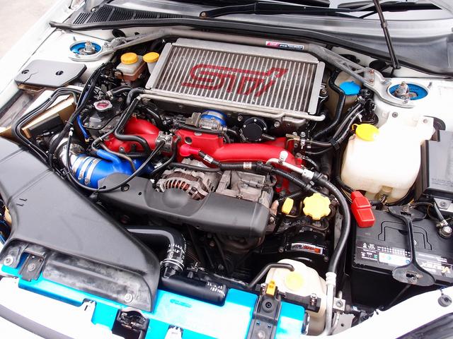 インプレッサ WRX STi エンドレス車高調 RAYSボルクレーシングTE3718AW SD地デジナビ フルエアロ ARAIウイング ECUセッテシング Defi追加メーターX4 バックカメラ RACRO Tベルト交換済 ETC(19枚目)