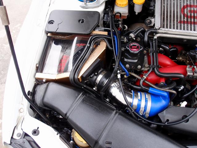 インプレッサ WRX STi エンドレス車高調 RAYSボルクレーシングTE3718AW SD地デジナビ フルエアロ ARAIウイング ECUセッテシング Defi追加メーターX4 バックカメラ RACRO Tベルト交換済 ETC(60枚目)