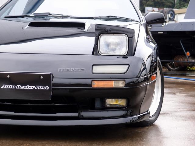 サバンナRX-7 カブリオレ 走行44961kmディーラーリビルトエンジン載替 令和7年1月ディーラー全塗装 整備記録簿14枚 ディーラー納品書23枚 BBS16AW フジツボマフラー 茶革 5MT 整備部品交換歴 電動オープン(6枚目)