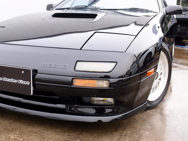 サバンナRX-7 カブリオレ 走行44961kmディーラーリビルトエンジン載替 令和7年1月ディーラー全塗装 整備記録簿14枚 ディーラー納品書23枚 BBS16AW フジツボマフラー 茶革 5MT 整備部品交換歴 電動オープン(31枚目)