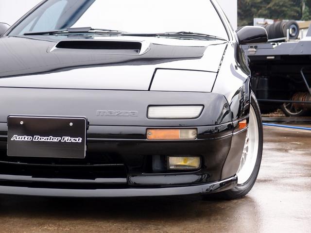 サバンナRX-7 カブリオレ 走行44961kmディーラーリビルトエンジン載替 令和7年1月ディーラー全塗装 整備記録簿14枚 ディーラー納品書23枚 BBS16AW フジツボマフラー 茶革 5MT 整備部品交換歴 電動オープン(33枚目)